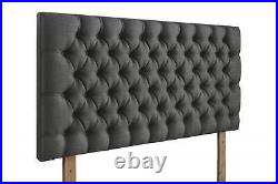 26 Chesterfield Plush Velvet Upholstered Fabric Wall Mount or Bed Headboard