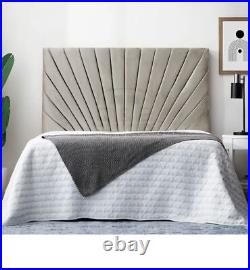 54 Line Style Luxury Upholstered Headboard Available In Plush Velvet