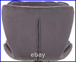 6 x Plush Velvet Bar Stools Breakfast Kitchen Bar Blue Grey Black Cream velvet