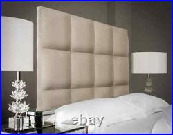 60 Metro Upholstered Headboard Plush Velvet -Uk Handmade 3FT 4FT6 5FT 6FT