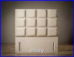 60 Metro Upholstered Headboard Plush Velvet -Uk Handmade 3FT 4FT6 5FT 6FT