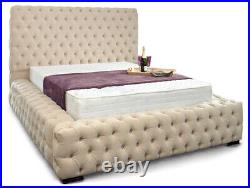 Ambassador Plush Velvet Upholstered Bed Frame Double & King Size NEW