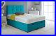 Bed Divan Ottoman Storage Plush Velvet + Deluxe Bed Head FOOTLIFT-GAS LIFT