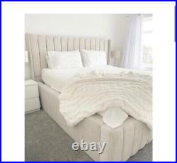 Brand New Small Double Bed Frame Cream Naples