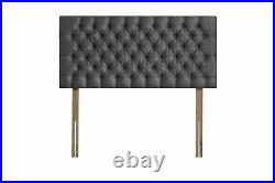 Cheap Luxury Plush Velvet Upholstered 26 Height Wall or Bed Mount Headboard