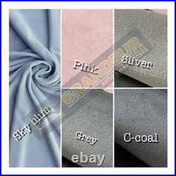 ChesterField Divan Bed Plush Velvet Mattress Storage 9 Colours