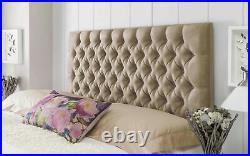 Chesterfield Headboard 26 Plush Velvet Upholstered Wall Mount or Bed Headboard