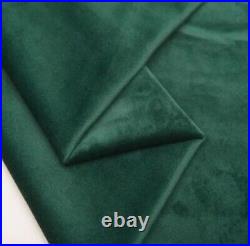 Elegant Winged Panel Plush Velvet Upholstered 54 Headboard All Size & Colours