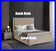 Elvira Storage Bed Frame, Upholstered Bed in Plush Velvet Double King Super King