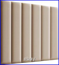 Headboard wall panels velvet upholstered Wall mounted- 180cmx30cm each panel