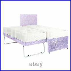 LUXURY 3FT SINGLE GUEST DIVAN BED 3 IN 1 WITH MATTRESS + 20 Matching Headboard