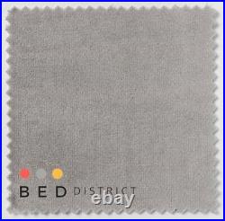 Lined Upholstered Bed Frame Plush Velvet all sizes Ottoman Storage option