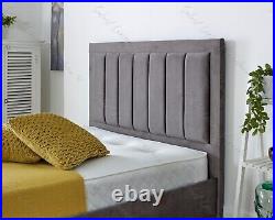 Luxury Plush Velvet Bumper Bar Upholstered Bed Frame All Sizes Free Delivery UK