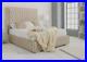 Luxury Sunrise Plush Velvet & Naple Upholstered Bed Frame Made In UK 3Ft to 6Ft