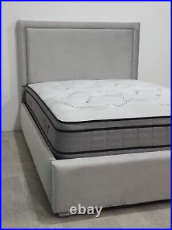 Montreal Plush Velvet Upholstered Bed Frame 3ft, 4ft, 4ft6, 5ft, 6ft NEW