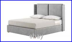 New Elegant Luxury Panel Upholstered Design Plush Velvet Bed Frame All Colours