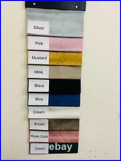 New Plush Velvet Stylo Sleigh Bed Frame With Memory Foam Mattress in All Sizes