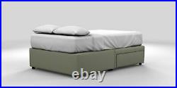 Ottoman Storage Bed Divan Bed Soft Plush Velvet Drawers Gas Lift Up Frame Base