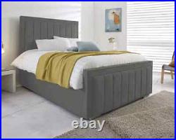 Ottoman Storage Bed Plush Velvet Upholstered Anna Bed Frame Double & King Size