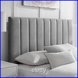 Ottoman Storage Bed Plush Velvet Upholstered Bed Frame With Mattress Options