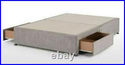 Ottoman Storage Bed Soft Plush Velvet Gas Lift Upholstered Fabric Bed Frame Base
