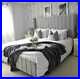 PANEL WING LUXURY VELVET UPHOLSTERED BED FRAME -Gaslift option-All sizes