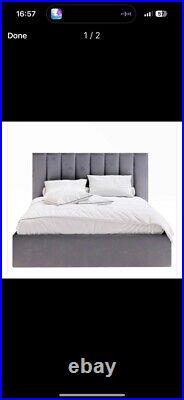 Plush Velvet 4ft Small double Bed Ottoman Storage Upholstered Bed Adult Size UK