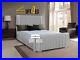 Plush Velvet Emily Upholstered Bed Frame Storage Option Double King Super King