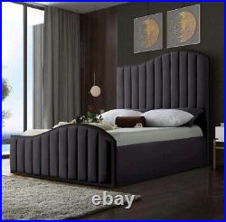 Plush Velvet Kensington Full Upholstered bed Available in All Size