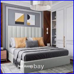 Plush Velvet Royal Arizona Bed Frame, Upholstered Bed, With Storage Bed Option