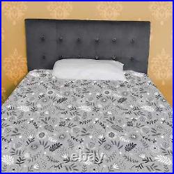 Small Double Plush Velvet Bed Frame Ottoman Bedroom Storage Upholstered Mattress