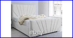 Sunrise Bed Frame Plush Velvet Upholstered all sizes/COLOURS available Oder Now