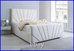 Sunset Bespoke Bed Frame Plush Velvet Upholstered & 9 Mattress FREE DELIVERY