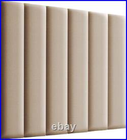 Upholstered Wall Panels Headboard Plush Velvet LUXLIVIN Various Sizes & Colours